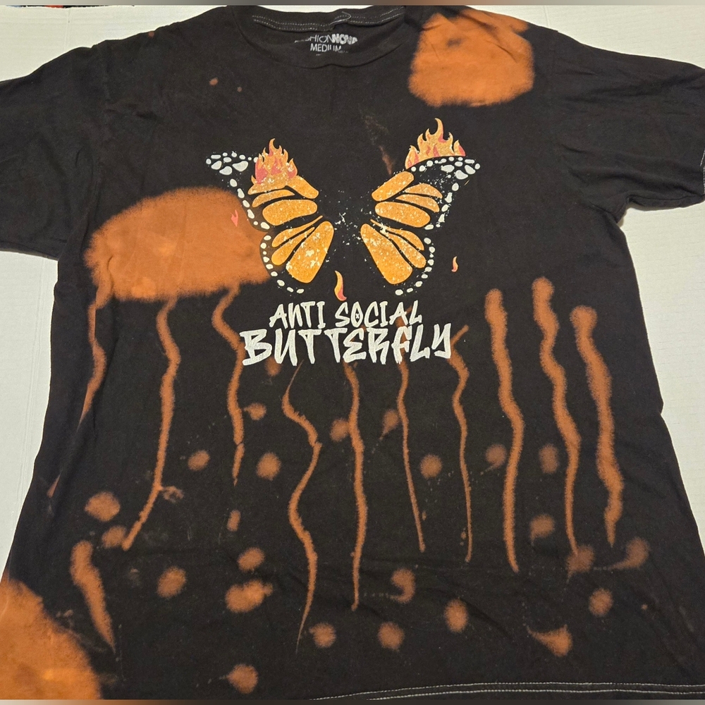 Anti Social Butterfly Tie Dye T-Shirt